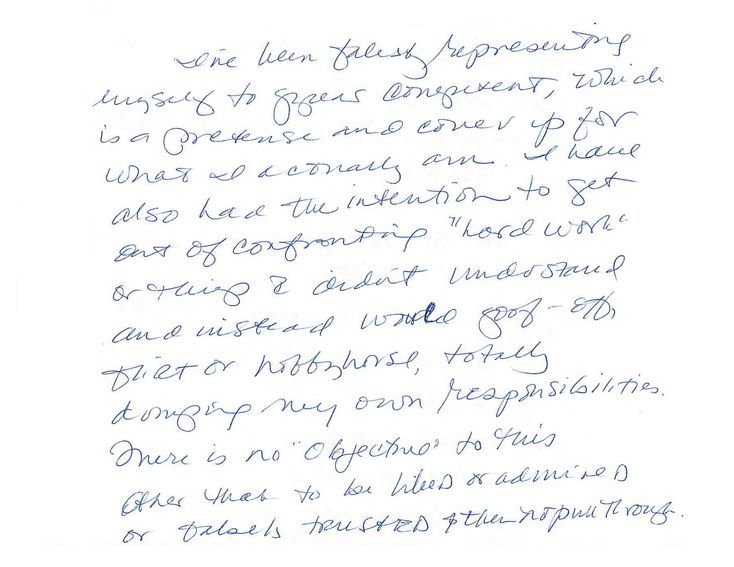 Amy Scobee wrote this in a moment of candor.